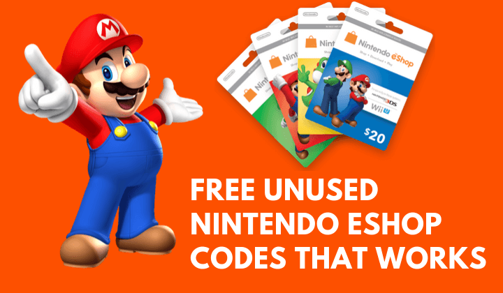 free nintendo eshop codes 16 digit